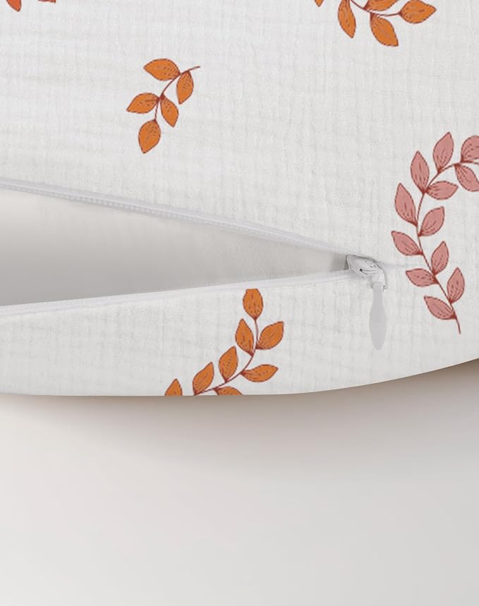 Nursing Pillow Covers 2 Pack, Muslin Nursing Cover - Image 5