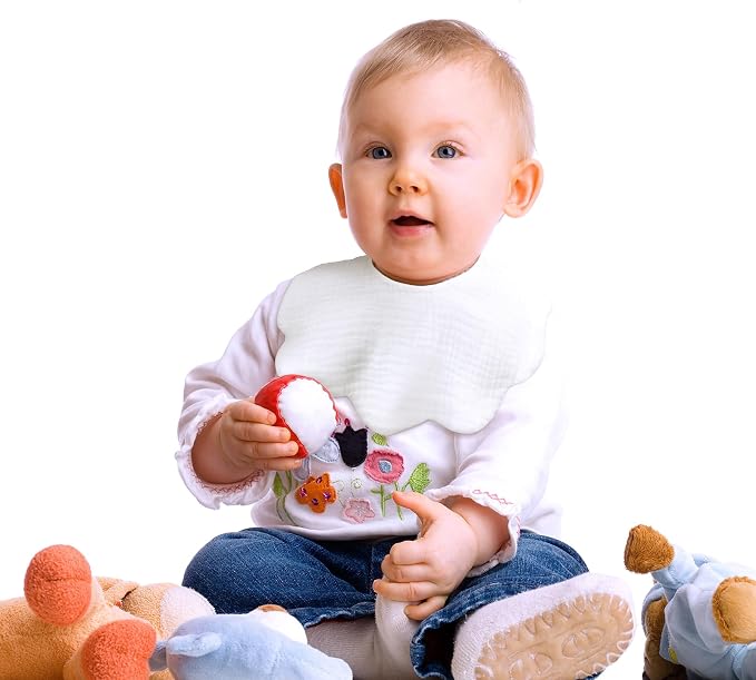 Baby Bibs Muslin Drool Teething Drooling Bibs - Image 3