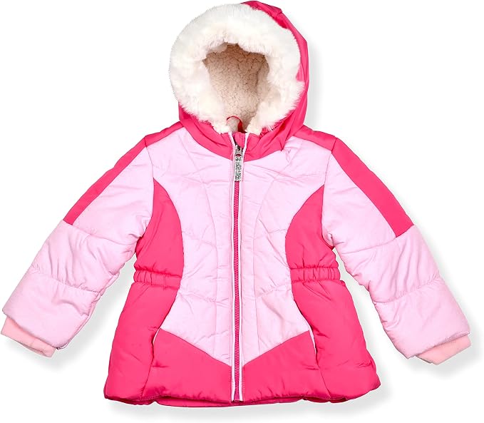 Arctic Quest Little Girls Bib Snow Pants and Ski Jacket Water-Resistant Snowsuit - Image 3