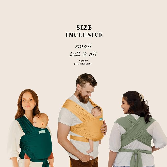 Moby Baby Wrap Carrier Classic for Newborns to Toddlers, Infant Sling Carrier - Image 8