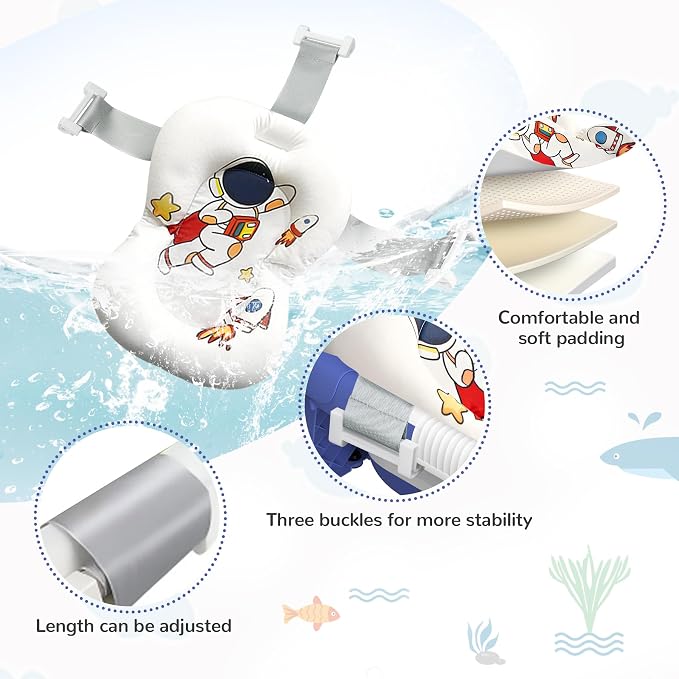 Collapsible Baby Bathtub for Newborn to Toddler, Portable Baby Bath Tub for - Image 3