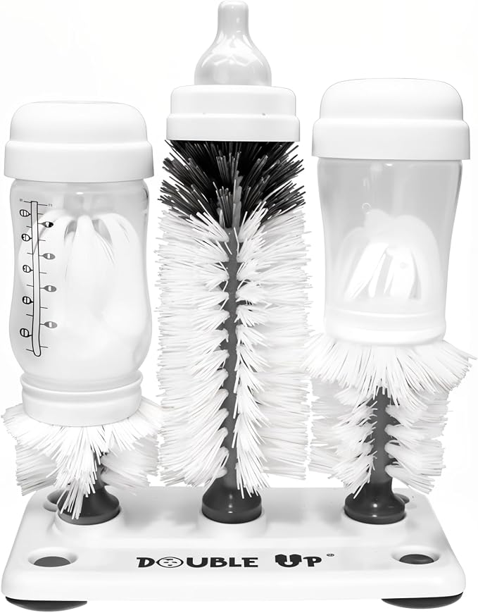 Double Baby Bottle Cleaning Brush Set by Unknown