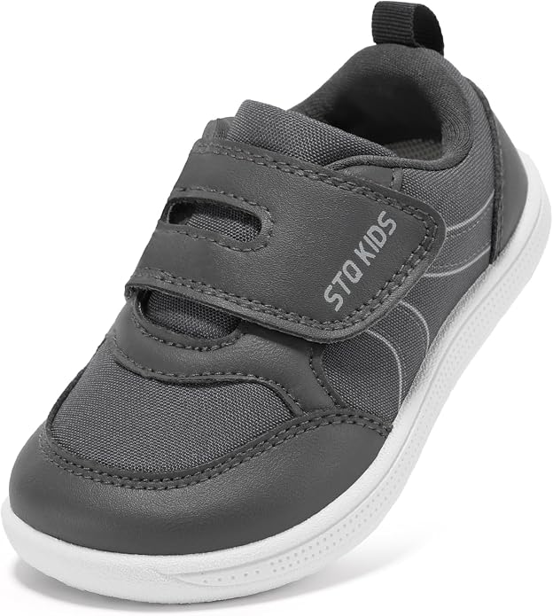 Toddler Wide Toe Box Barefoot Shoes Boys Girls Sneakers Kids Tennis Shoes by STQKIDS