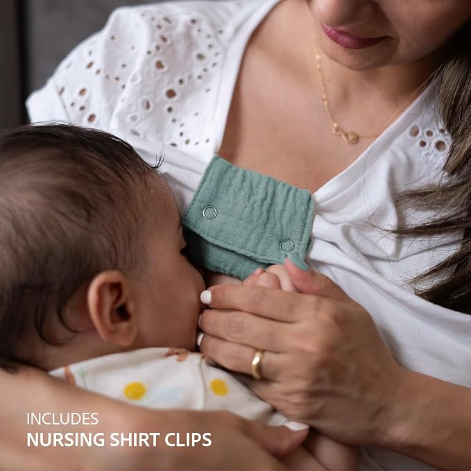 Nilsa 5-in-1 Muslin Nursing Cover up - Image 5