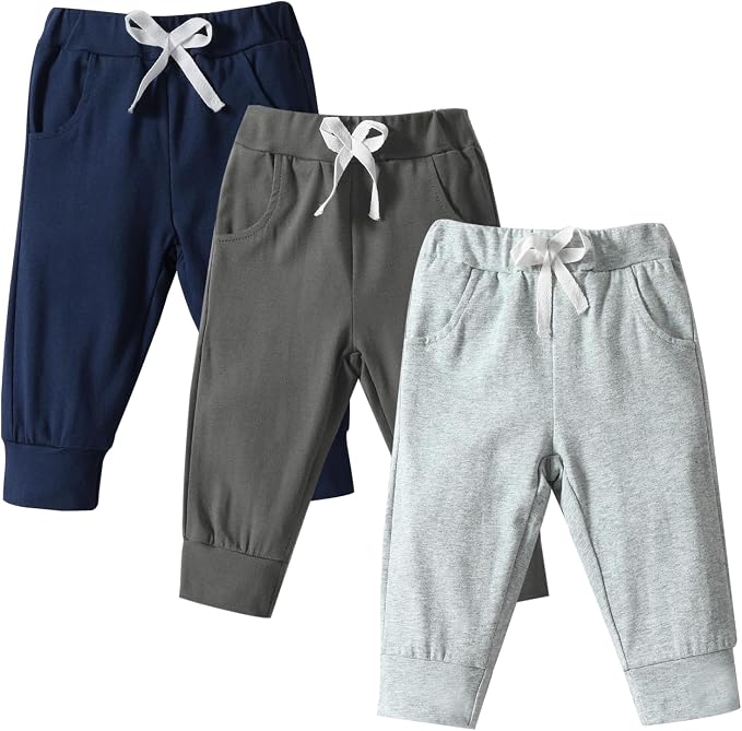 DREAM BUS Pack of 3 Toddler Jogger Pants by DreamBus