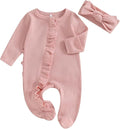 CIYCUIT Baby Girls Cactus Footies Newborn Zip Up Onesie Romper by CIYCUIT