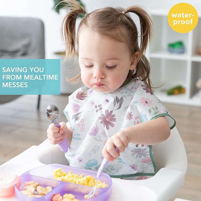 Bumkins Bibs - Toddler Bibs, Waterproof, Large - Image 2