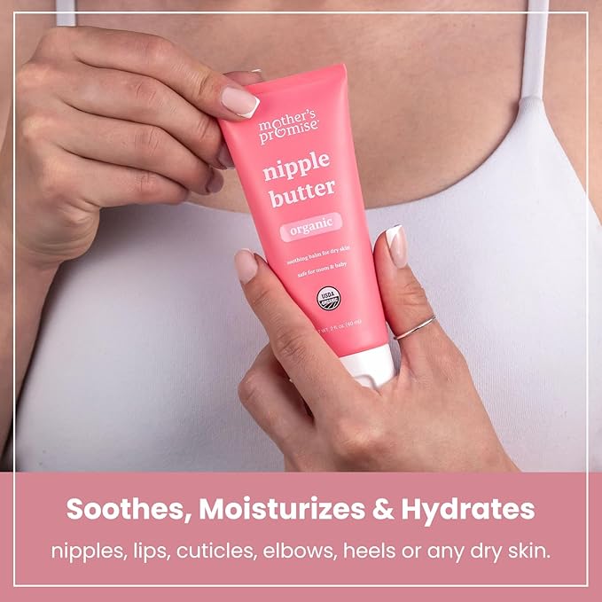 Organic Nipple Butter for Breastfeeding Mothers | Lanolin Free Nipple Cream - Image 6