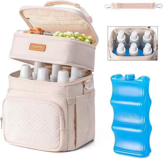Insulated Breastmilk Cooler Bag by BABEYER