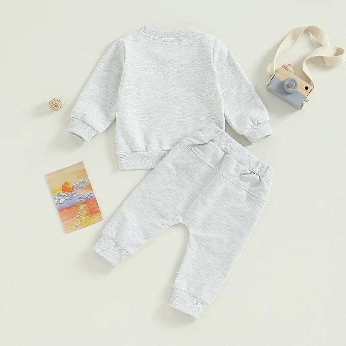 Tiaham Baby Boy Clothes Girl Outfits Fashion Sweatshirt Sweat Pant Kids Toddler - Image 4