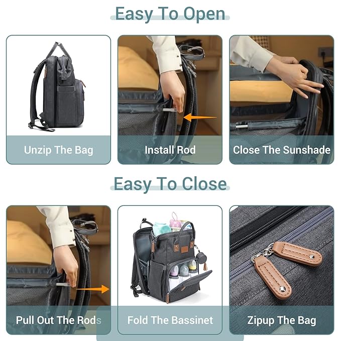 JOLLITO Diaper Bag Backpack - Image 6