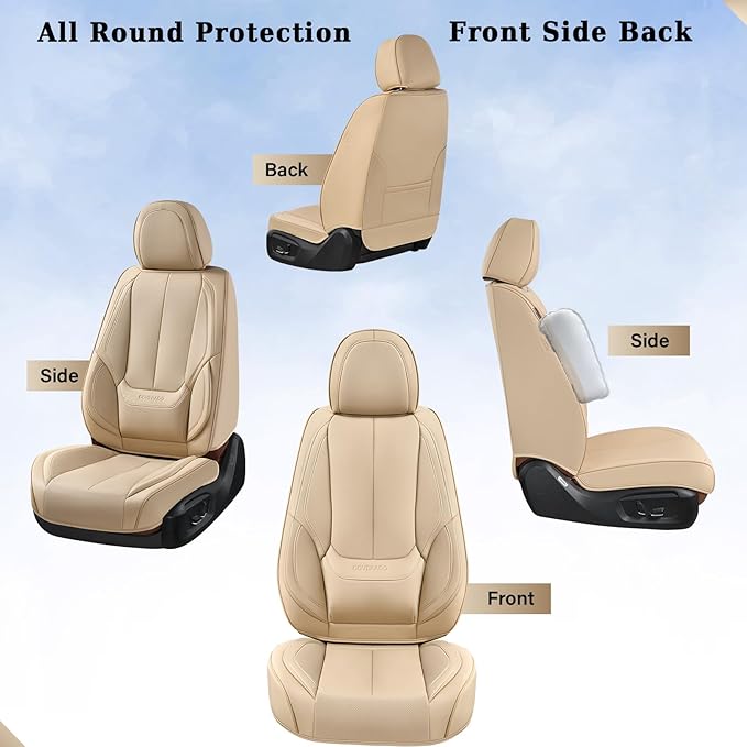 Coverado Seat Covers, Car Seat Covers Front Seats, Car Seat Protector Waterproof - Image 6
