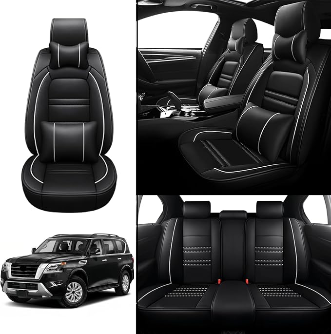 Car Seat Covers for Nissan Car Armada 2004-2024 | 5-Seats Seat Covers, - Image 2