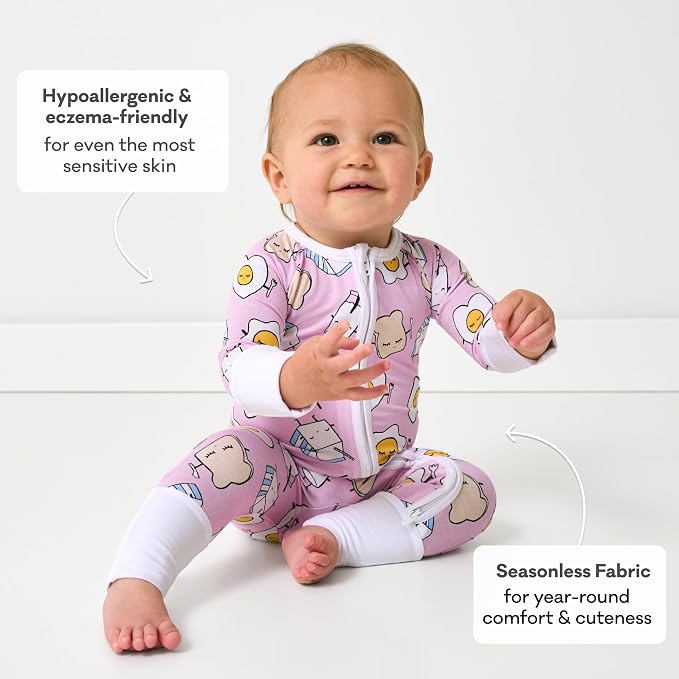 Little Sleepies Pajamas for Baby Boys & Girls, Viscose from Bamboo Baby Pajamas - Image 5
