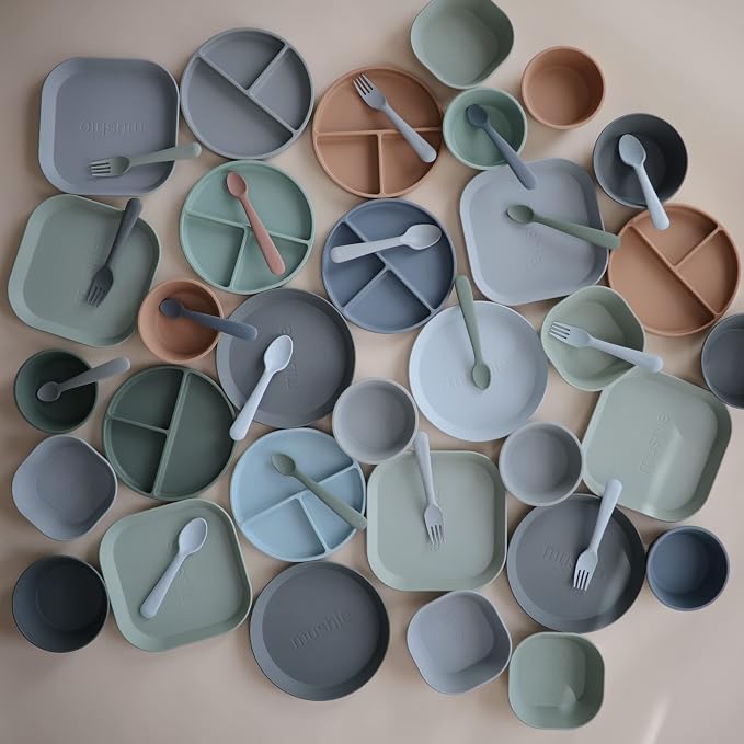 mushie Round Dinnerware Bowls for Kids | Made in Denmark - Image 6