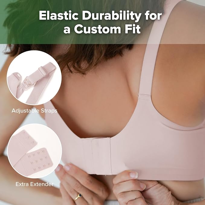 haakaa Nursing Bras for Breastfeeding, Ultra Comfort Jelly Strip“ Supportive - Image 7