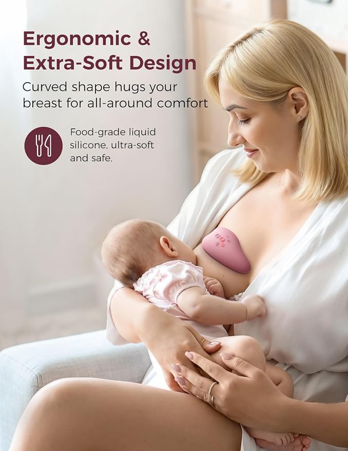 Momcozy Warming Lactation Massager Pro, 8 Vibration Modes & 4 Heating Levels - Image 7