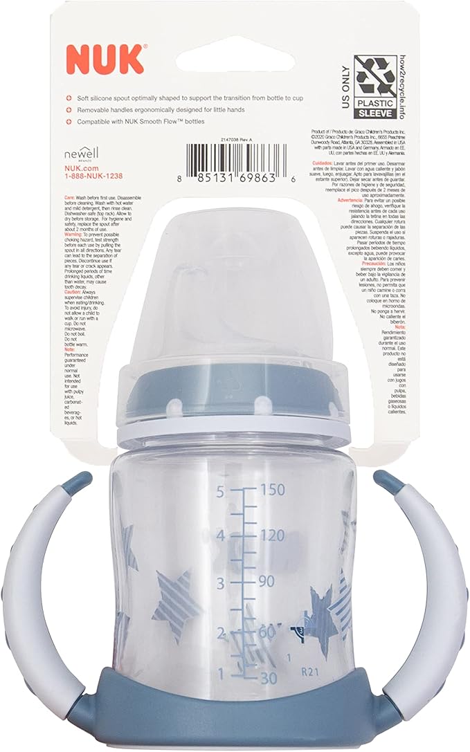 NUK Small Learner Tritan Cup, 5 oz, 6+ Months – BPA Free, Spill Proof Sippy Cup - Image 8