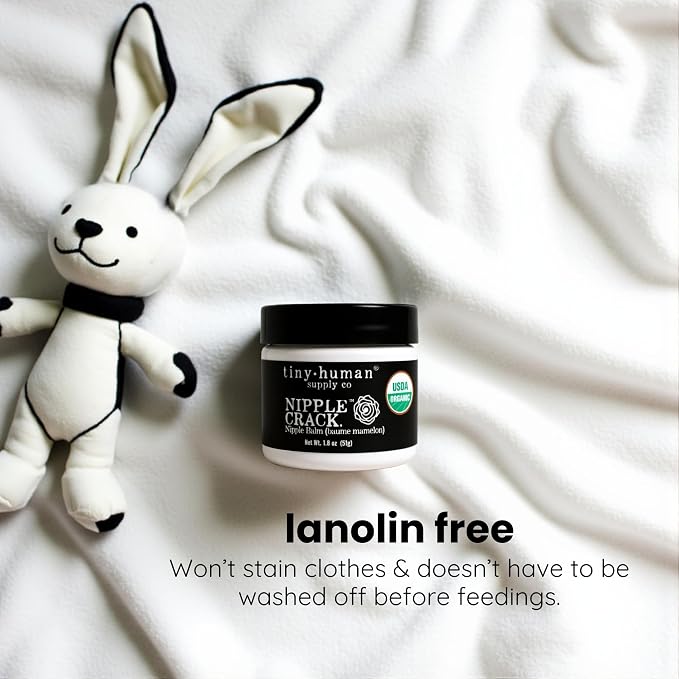 Organic Nipple Cream, Nipple Crack Lanolin Free Nipple Butter, Balm - Image 2