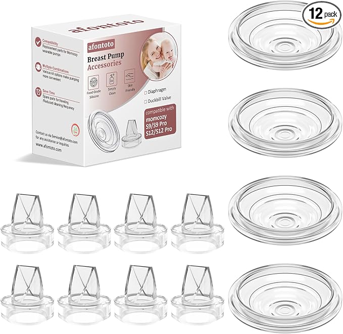 8PCS Silicone Duckbill Valve & 4PCS Silicone Diaphragm Compatible by afontoto