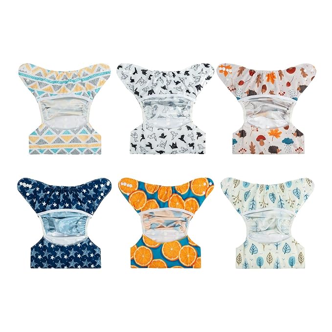 babygoal Cloth Diaper Covers 6 Pack - Image 3