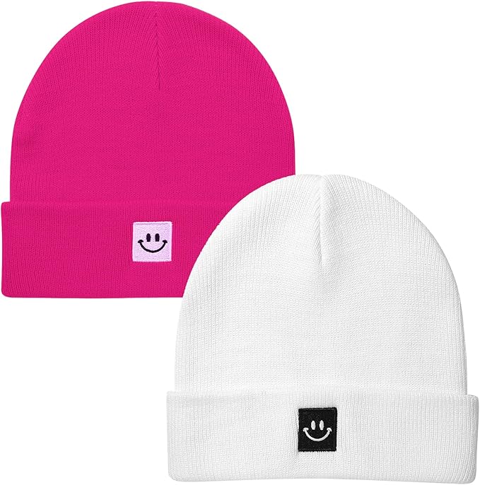 2Pack Baby Beanie Knit Toddler Hat by Paladoo