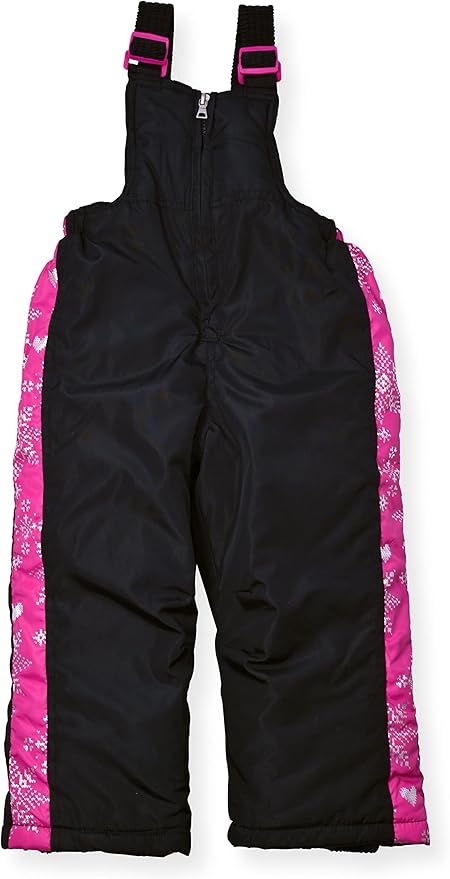 Arctic Quest Little Girls Bib Snow Pants and Ski Jacket Water-Resistant Snowsuit - Image 5