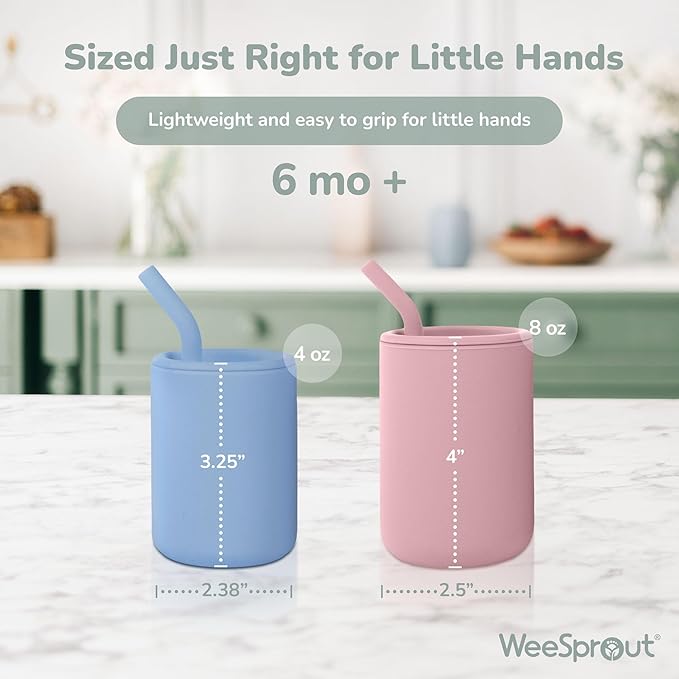 WeeSprout Silicone Baby Cups - Image 2