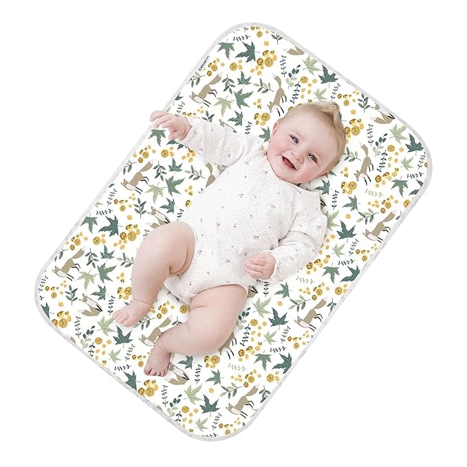 Baby Diaper Changing Pad – 31.5" x 21.5" Extra Large Waterproof Absorbent by Coinarin