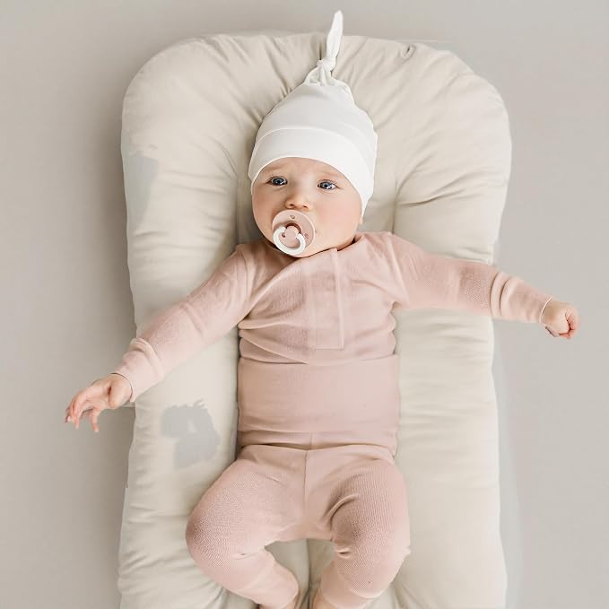 Konssy 6 Pack Baby Newborn Hats Set Knot Beanie Hats Soft - Image 8