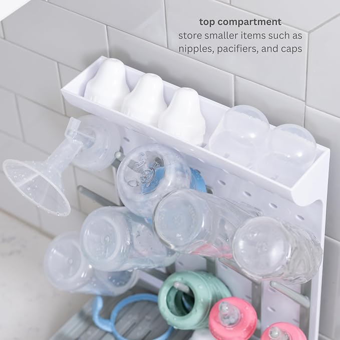 Baby Bottle Drying Rack – Large Vertical Bottle Dryer - Image 7