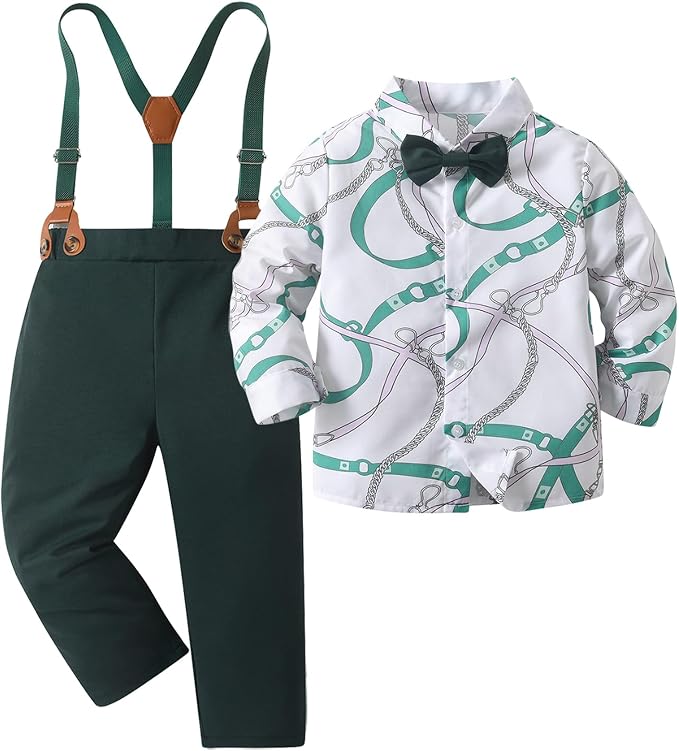 Boarnseorl Baby Boys Pants Sets, Toddler Gentleman Outfits, Infant Long Sleeve by Boarnseorl