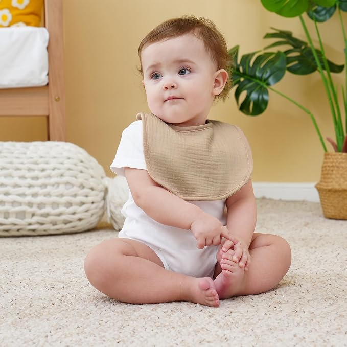 Muslin Baby Bibs Cotton Baby Drool Bandana Bibs - Image 8