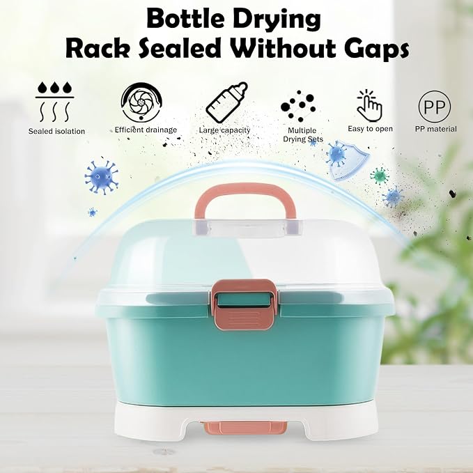 Baby Bottle Organizer for Storage, Baby Bottle Storage Large Capacity - Image 4