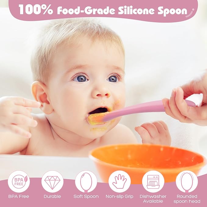ME.FAN Silicone Baby Spoons - Image 3