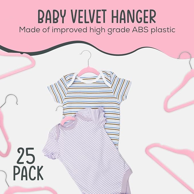 25 Premium Baby Velvet Hangers - Image 3