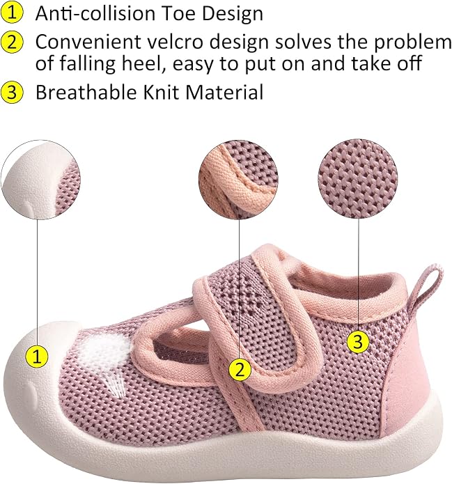 Baby First-Walking Shoes 1-4 Years Kid Shoes Trainers Toddler Infant Boys Girls - Image 2