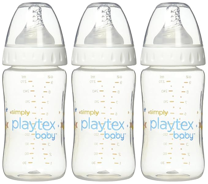 Playtex Baby Simply Playtex Complete Tummy Comfort Baby Bottles, 9 Oz, by PlaytexBaby