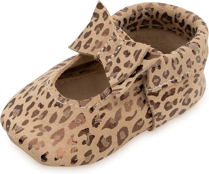 BirdRock Baby Bow and Knot Moccasins by BirdRockBaby