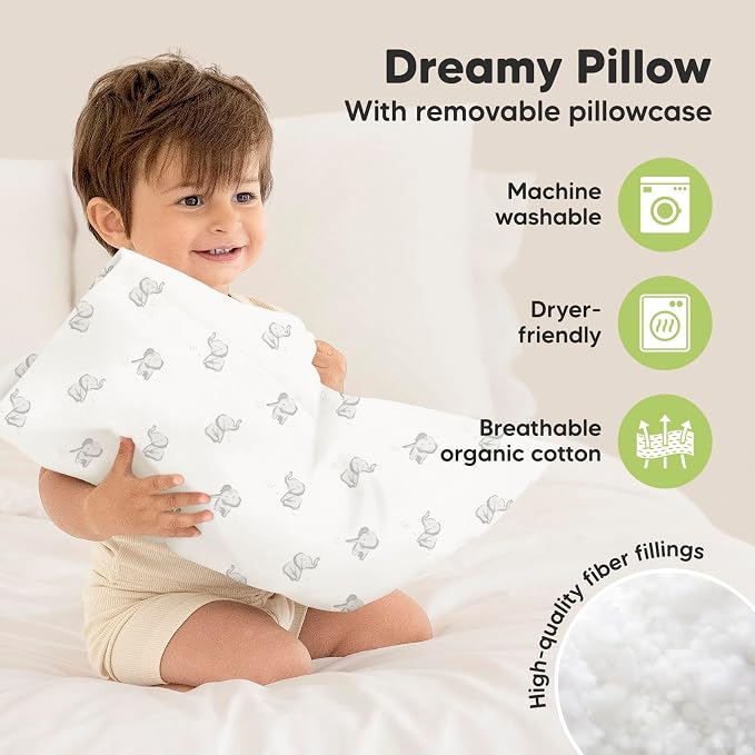 Toddler Pillow with Pillowcase - Image 4