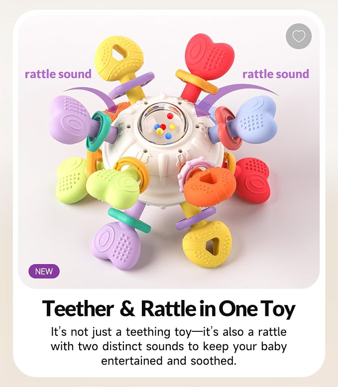 Baby Montessori Rattle & Teething Toys - Image 8