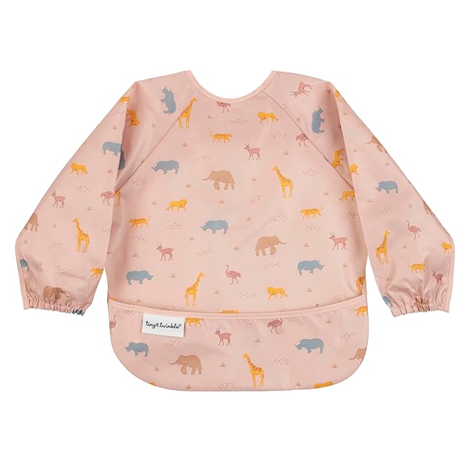Tiny Twinkle Long Sleeve Bib for Babies & Toddlers – Waterproof Smock Bib for by TinyTwinkle