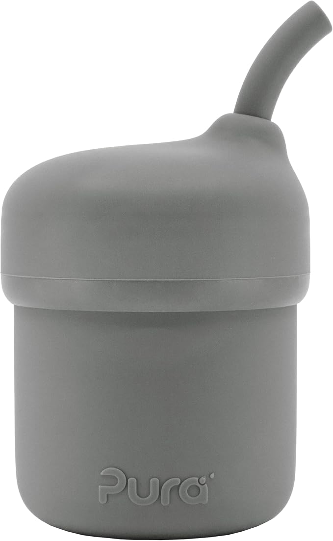 Pura my-my Silicone Straw Cup| Spill Proof, Food Grade Silicone, Plastic-Free | - Image 7