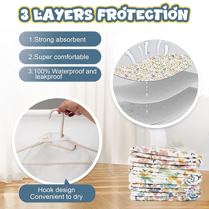 Baby Diaper Changing Pad – 31.5" x 21.5" Extra Large Waterproof Absorbent - Image 4