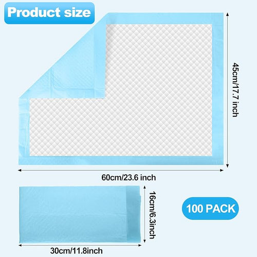 100 Pack Disposable Changing Pads, Waterproof Baby Disposable Underpads - Image 2