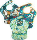 Mess Proof Baby Bib 3 Pack, Waterproof Led Weaning Baby Feeding Bibs by CivaruaKids