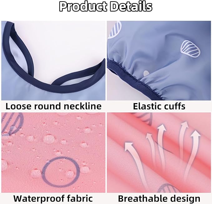MOTEERLLU Coverall Baby Feeding Bib - Image 6