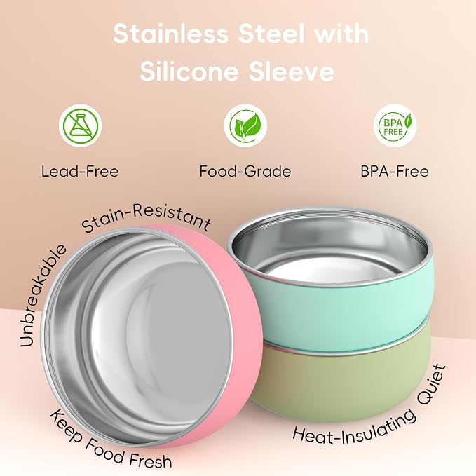 Bella's Friends Stainless Steel Baby Bowls - Image 3