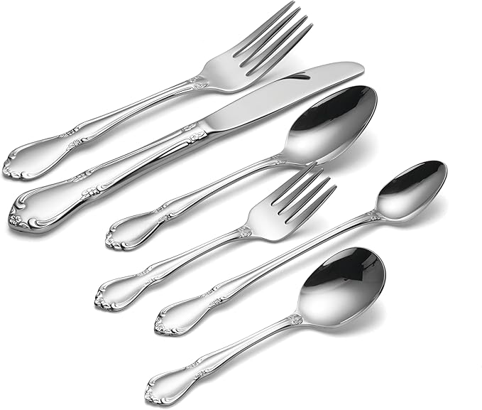 Oneida Silverware, Chateau Fine Flatware Feeder Spoon, Service - Image 3