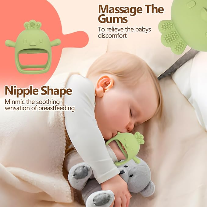 Baby Fruit/Food Feeder with Breastmilk Popsicle Molds & Teether Combo Food - Image 6